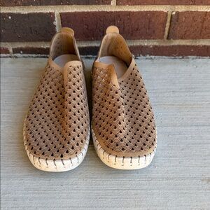 Stylish Tan Slip-On Women's Shoes